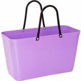 Hinza väska stor Hinza Shopping Bag Large (Green Plastic) - Purple