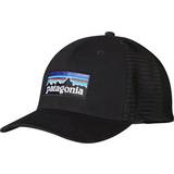 Patagonia Dam Kepsar Patagonia P-6 Logo Trucker Hat - Black