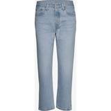 Levi's Dam - Skinnjackor Jeans Levi's 501 Crop Jeans - Light Indigo/Worn in