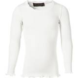 Spets Blusar & Tunikor Barnkläder Rosemunde Girl's Long Sleeved Blouse - New White (59160-1049)