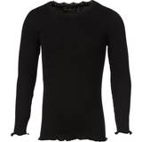 Blusar & Tunikor Barnkläder Rosemunde Girl's Long Sleeved Blouse - Black (59160-010)