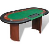 Pokerbord Bordsspel vidaXL Poker Table for 10 Players with Dealer Seat