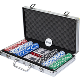 Hasardspel - Pokerset Sällskapsspel Poker Set with Bag 300 Chips