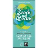 Seed and Bean Matvaror Seed and Bean Cornish Sea Salt & Lime Mjölkchoklad Bar 85g
