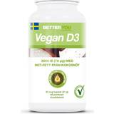 D-vitaminer - MCT Kosttillskott Better You Vegan D3 60 st