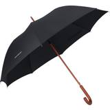 Svarta Paraplyer Samsonite Wood Classic S Walking Umbrella Black (108980-1041)