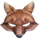 Brun - Djur Masker Boland Adult Fox Mask