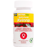 Better You Vitaminer & Kosttillskott Better You Multivitamin Kvinna 60 st