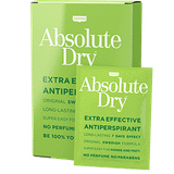 Antiperspirants Deodoranter Dermix Absolute Dry Wipes 10-pack