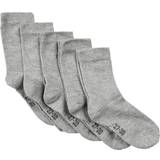 Minymo Pojkar Underkläder Minymo Socks 5-pack - Light Grey Melange (5077-130)