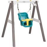 Axi Gungor Lekplats Axi Baby Swing Brown with Seat