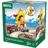 Träleksaker Lekset BRIO Freight Goods Station 33280