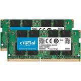 32 GB - 3200 MHz - SO-DIMM DDR4 RAM minnen Crucial SO-DIMM DDR4 3200MHz 2x16GB (CT2K16G4SFRA32A)