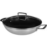 Le Creuset 3 Ply Stainless Steel Non Stick med lock 30 cm
