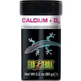 Fågel & Insekter - Kosttillskott - Vitamin D Husdjur Exo Terra Calcium + D3 Powder Supplement 0.1kg