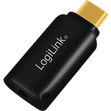 Kabeladaptrar Kablar LogiLink USB C - 3.5mm M-F Adapter