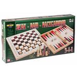 Vini Game Sällskapsspel Vini Game 3 in 1 Skak Dam Backgammon