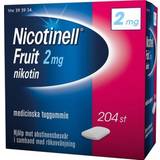 Nicotinell Nikotintuggummin Receptfria läkemedel Nicotinell Fruit 2mg 204 st Tuggummi