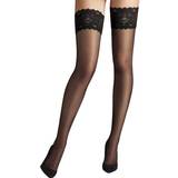 Blommiga Strumpbyxor & Stay-ups Wolford Satin Touch 20 Stay-Up - Black