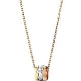 Diamanter Halsband Georg Jensen Fusion Necklace - Gold/White Gold/Rose Gold/Diamonds