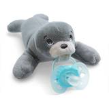 Philips Gråa Barn- & Babytillbehör Philips Avent Ultra Soft Snuggle Seal Pacifier