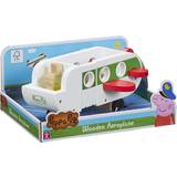 Babyleksaker Character Peppa Pig Wooden Aeroplane
