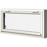 Fönster 11 x 5 Elitfönster Elite Original Aluminium Överkantshängt 3-glasfönster 110x50cm