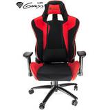 Läder Gamingstolar Natec Genesis SX77 Gaming Chair - Black/Red