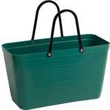 Hinza Gröna Handväskor Hinza Shopping Bag Large (Green Plastic) - Dark Green