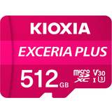 512 GB - microSDXC Minneskort Kioxia Exceria Plus microSDXC Class 10 UHS-I U3 V30 A1 512GB