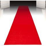 Polyester Dörrmattor Salling Red Carpet Röd 450x60cm