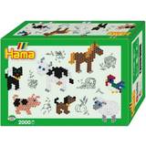 Hästar Pärlor Hama Beads Gift Box Farm Animals