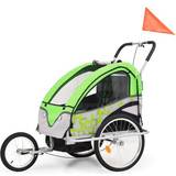 Avtagbara hjul - Cykelvagnar Barnvagnar vidaXL 2-in-1 Bicycle Trailer & Stroller for Children