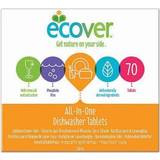 Ecover Städutrustning & Rengöringsmedel Ecover All In One Dishwasher 70 Tablets