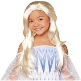 Guld - Sagofigurer Peruker JAKKS Pacific Elsa The Snow Queen Wig