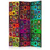 Multifärgade Rumsavdelare Colorful Abstract Art Rumsavdelare 135x172cm