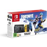 Nintendo Switch Spelkonsoler Nintendo Switch with Joy-Con - Yellow/Blue - Fortnite Special Edition