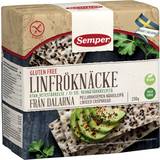 Semper Kex, Knäckebröd & Skorpor Semper Flaxseed Crackers 230g