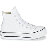 Converse all star leather Converse Chuck Taylor All Star Clean Leather Platform - White/Black