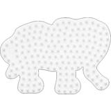 Elefanter - Plastleksaker Pärlor Hama Beads Midi Pearl Plate Elephant 48391