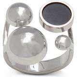 Sägen Solar Ring - Silver/Black