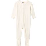 Pojkar Jumpsuits Barnkläder Joha JumpSuit Wool - Off White (56140-122)