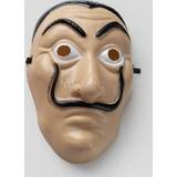 Beige - Film & TV Masker Money Heist Cosplay Dali Mask PVC Cosplay Accessory