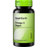 Glutenfri Fettsyror Great Earth Omega 3 Vegan 60 st