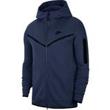 Tröjor Nike Sportswear Tech Fleece Full-Zip Hoodie - Midnight Navy/Black