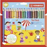 Stabilo Färgpennor Stabilo Trio Thick Colouring Pencil 24-pack