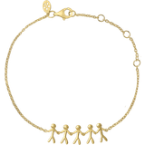 ByBiehl Together Family 5 Bracelet - Gold