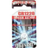 Kamerabatterier - Lithium Batterier & Laddbart Maxell CR1220 Compatible