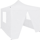 Polyester - Röda Paviljonger vidaXL Professional Folding Tent with 4 Sidewalls 3x3 m