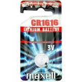 Klockbatterier - Lithium Batterier & Laddbart Maxell CR1616 Compatible